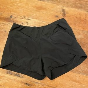 Women’s athletic shorts. Black. Size large